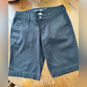 Arizona Black Khaki shorts Juniors size 9‎